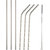 Stainless Steel Straight, Bend Straw and Brush Combo(3+3+1)