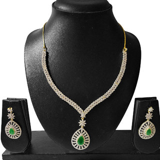 American Diamond Party Wear Traditional Stylish Fashion Jeweler Combo