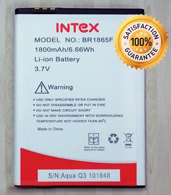 intex aqua q3 battery