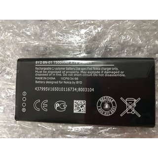 Buy Battery For BYD BN-01 Battery Nokia X Dual SIM 8003104 (Black) Online @ ₹789 from ShopClues