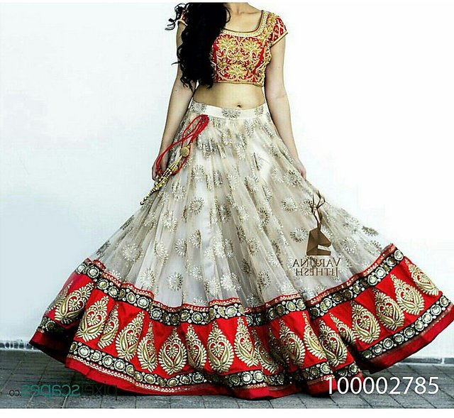 Buy F Plus Fashion Pink Banglory Satin Heavy Embroidered Women's Party Wear  Lehenga Choli . Online @ ₹1129 from ShopClues