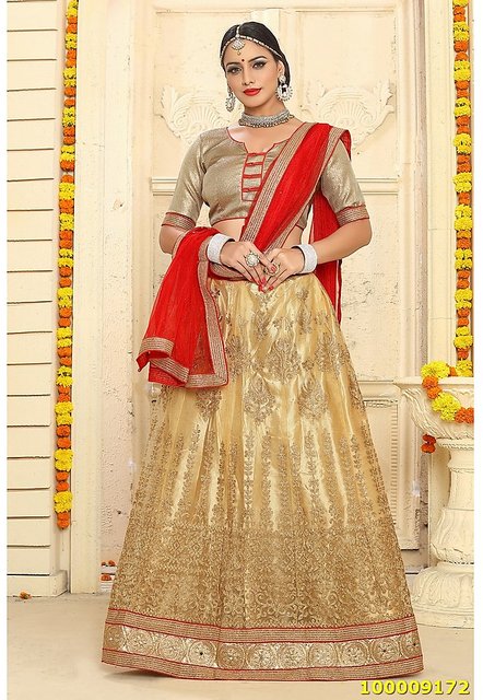 Buy Jomso White Blue Lehenga Choli(JOM285M1 ) Online @ ₹2349 from ShopClues