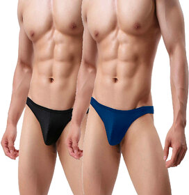 The Blazze Men's Sexy Soft Low Thongs Innerwear G Strings Briefs Vests Boxers Trunks