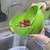Dish Water Sink Vegetable Fruit Drainer with Handle,Perfect for Draining Pasta, Beans, Dishwasher Safe