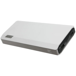 Callmate 698 Power Bank 25000 mAh Dual USB Port and Digital Display White Power Bank