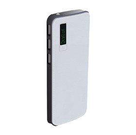 Hobins Ajay Leather Fast Charge 20000 Mah Power Bank (White)