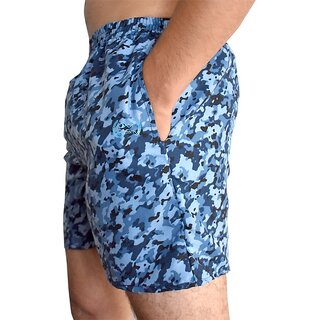Crown printed shorts for Men's