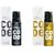 Wild Stone Code Platinum ,Gold Perfume Body Spray Pack of 2 Combo 120ML each 240ML