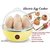 U.S.Traders Plastic and Stainless Steel Egg Boiler with Tray (Multicolour)