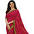 Indian Style Sarees New Arrivals Women's Pink Color Georgette Printed Saree With Blouse Bollywood Latest Designer Saree