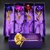 24k Gold Plated Rose With Purple Box for Valentine Day Gift Rose Day Gift (Multicolor)