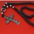 Sullery Religious Jewelry Jesus Christ Cross Crystal Pendant Necklace  Black  Grey  Crystal  Necklace Pendant