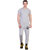 KRISTOF GREY TRACK PANT WITH BLACK RIBS 100 COTTON