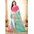 Bhavna Creation Pink And Green Designer Banarasi Cotton Silk Saree
