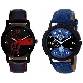 Analogue Stylish Designer Set Of Two Watch Combo For Boys Girl Watch For Men
