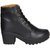Clymb Boot 1 Black Leather Ankle Boots For Women's In Various Sizes