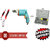 Shopper52 Buy Powerful Drill Machine + 41 Pcs Tool Kit Screwdriver + Snap N Grip Wrench - DRL41SNP