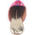 Be You Women Pink Mirror Work Traditional Flats / Ethnic Footwear