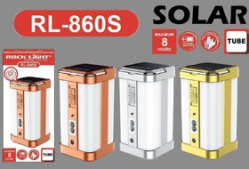 Rock Light RL 860s Solar Rechargeable Four Side Tube Emergency Light