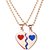 Aalia Love For Ever Valentines Special Beautiful Heart Pendant With Chain Silver Plating For Boy  Girls India For Everyday  Party Wear Valentines Special Gift.
