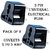 Traveller Conversion Plug / Universal Electrical Plug 3 Pin Conversion Electrical Plug Converts 5 to 5 AMP Pack of 2