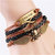 NEW Jewelry fashion Leather Cute Infinity Charm Bracelet Silver lots Style Pick