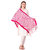 Bravezi Pink Woolen Winter  Woven  Scarf and stoles for Women