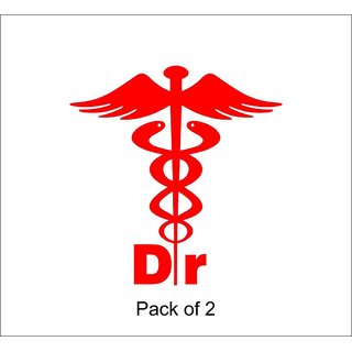 D6 Wings Doctor Logo Red latest Sticker