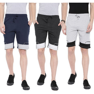 Manlino Men's Premium Shorts (Pack of 3)