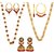 Mitali Treditional Ethnic Mix Combo of 1 Ginni Chain 1 Rudraksh Mala  3 Pair of Earrings For Classic Women Girls