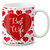 LOF Happy 1st First Valentine's Day Gift for Love My Life Special Girlfriend,Boyfriend,Wife,Husband Cute and Beautiful Best Love Qutation Mug 079