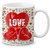 LOF Valentines Gift For Wife Teddy Soft Toy Gift Combo Girlfriend Valentine Gift|| Boyfriend Valentine Gift||Wife Gift For Valentine||Teddy Mug and Greeting Set061