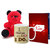 LOF Valentines Gift For Wife Teddy Soft Toy Gift Combo Girlfriend Valentine Gift|| Boyfriend Valentine Gift||Wife Gift For Valentine||Teddy Mug and Greeting Set064