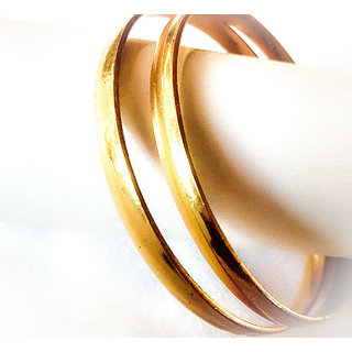 Plain gold plated bangles online Outlet