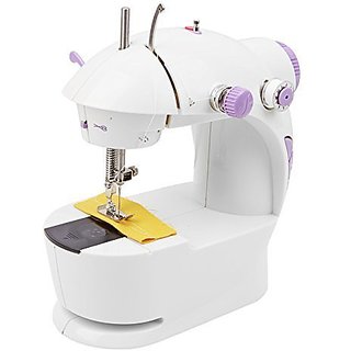 TAGORE Mini Multi Functional 4 in 1 Desktop Electric Household Portable Sewing Machine for Home Mini