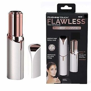 TAGORE Womens Flawless Hair Remover Touch Epilator/Hair Removal Painless Lipstick Shaving Tool