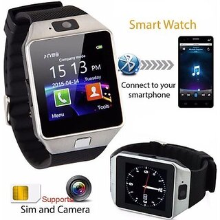 Buy DZ09 with SIM card, 32GB memory card slot, Bluetooth and Fitness  Tracker Smartwatch (Black Strap) Online @ ₹710 from ShopClues