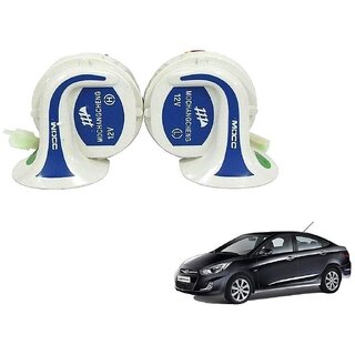 Auto Addict Mocc Car 18 in 1 Digital Tone Magic Horn Set of 2 For Hyundai Verna Fluidic