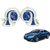 Auto Addict Mocc Car 18 in 1 Digital Tone Magic Horn Set of 2 For Toyota Camry