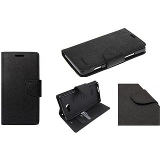 Mercury Goospery Fancy Diary Wallet Flip Cover for VIVO V5 -Black