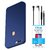 TBZ All Sides Protection Hard Back Case Cover for Realme 2 Pro with Earphone and Tempered Screen Guard -Blue