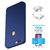 TBZ All Sides Protection Hard Back Case Cover for Realme 2 Pro with USB Charger Adapter and Tempered Screen Guard -Blue