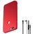 TBZ All Sides Protection Hard Back Case Cover for Realme 2 Pro with Earphone -Red