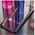 TBZ Luxury Mirror Clear View Magnetic Stand Flip Folio Case for Samsung Galaxy A9 (2018) -Black