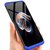 TBZ Ultra-thin 3-In-1 Slim Fit 360 Degree Protection Hybrid Hard Bumper Back Case Cover for RealMe C1 with Mobile Ring Holder -Blue