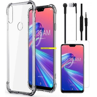 Buy Tbz Tpu Case Cover For Asus Zenfone Max Pro M2 With Earphone And Tempered Screen Guard Online Get 63 Off