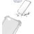 TBZ Soft Silicon Transparent Bumper Corner TPU Case Cover for RealMe C1 with Mobile Ring Holder