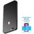 TBZ Protection Hard Back Case Cover for Realme U1 with Tempered Screen Guard -Black