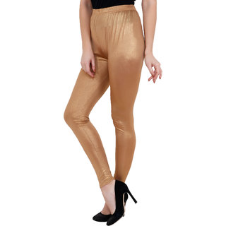 Gold color leggings Clearance