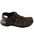 Roony Men's Olive Synthetic Leather Casual Sandal